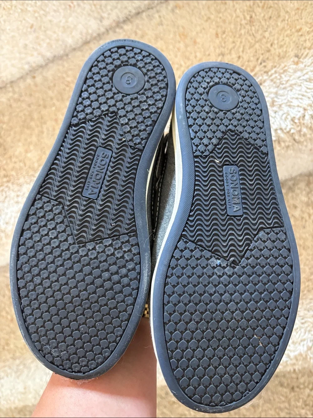 Men's Casual Gray Canvas Lace-Up Shoes